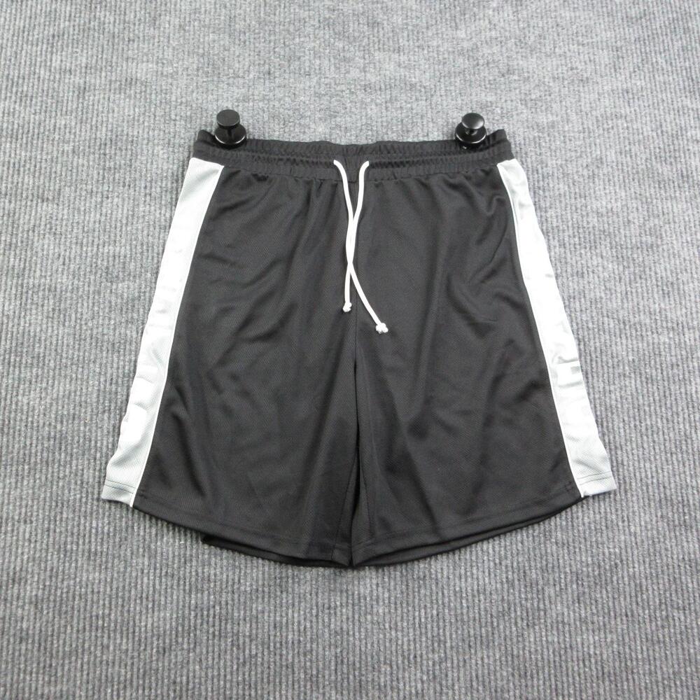 G59 Shorts Mens Medium Black Athletic Mesh Drawstring Pockets 32x16* NWT